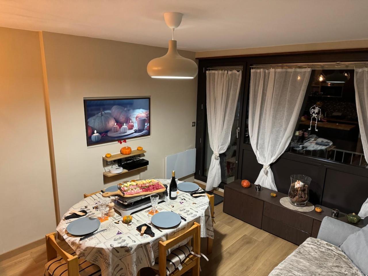 Studio Les Chalmettes 4 Personnes Au Pied Des Pistes Wifi - Balcon - Parking Montgenevre Ngoại thất bức ảnh